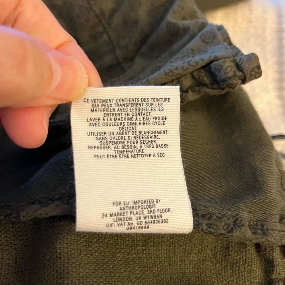 Anthropologie Hei Hei Olive Utility Jacket - Picture 9 of 10